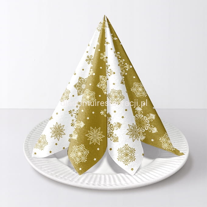 serwetki flizelinowe golden snowflakes 2.jpg