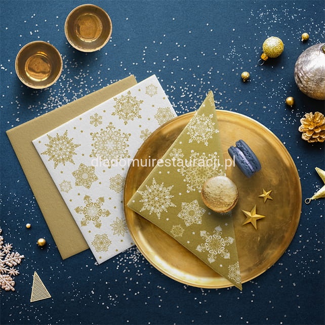 serwetki flizelinowe paw golden snowflakes.1.jpg