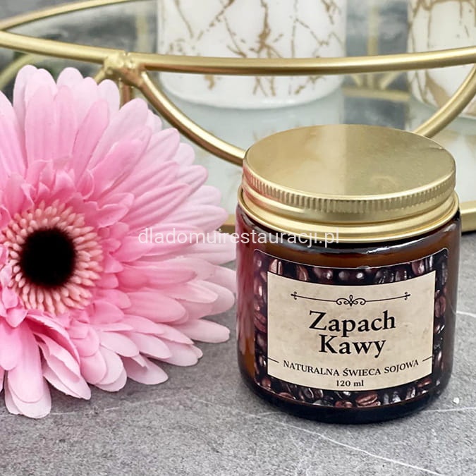 Naturalna Świeca Sojowa w Słoiczku Zapach Kawy120 ml.jpg