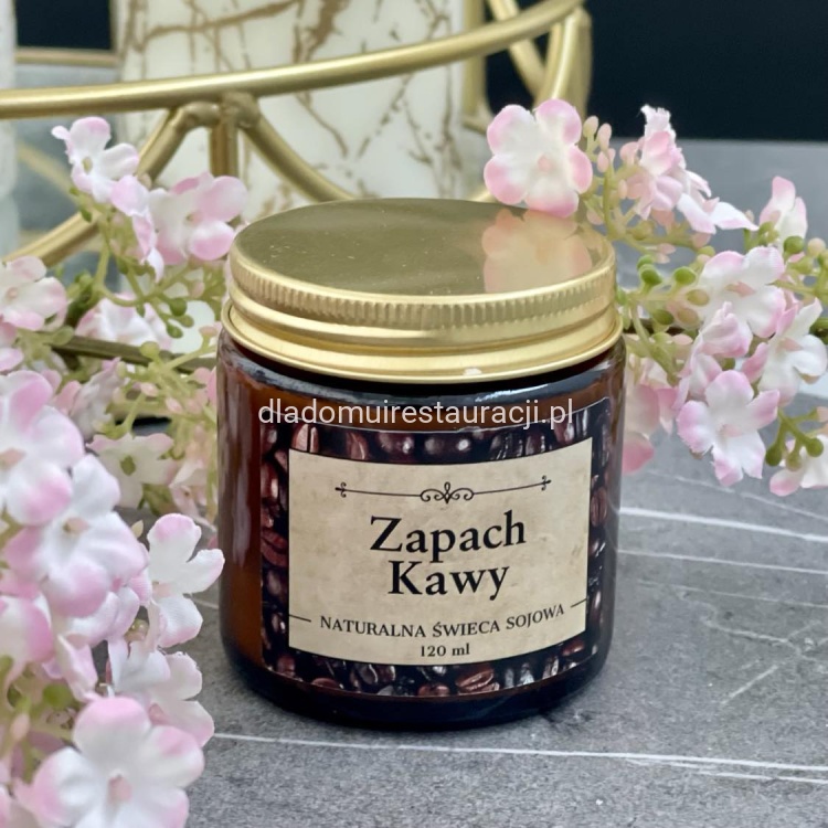 Naturalna Świeca Sojowa w Słoiczku Zapach Kawy 120 ml.jpg