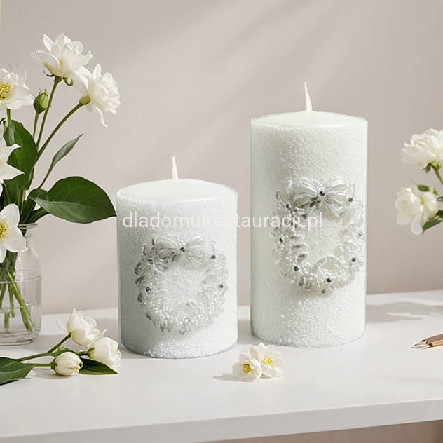 swieca pienkowa wianek glamour 14cm.jpg