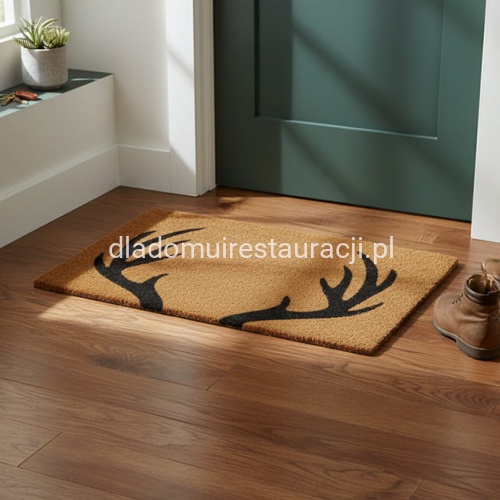 Wycieraczka Świateczna Rogi Renifera 58cm.jpg