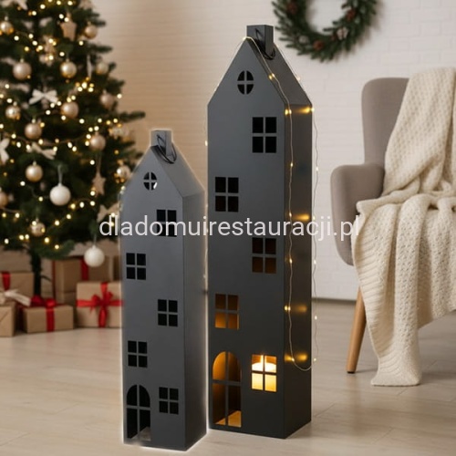 Latarnie metalowe domki komplet 2 szt. 44.jpg