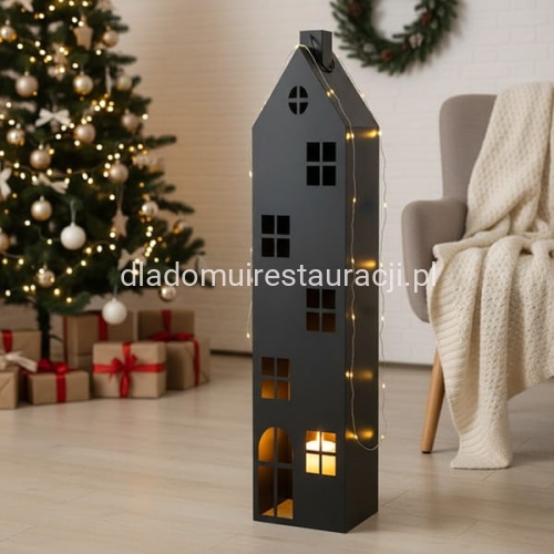 Latarnie metalowe domki komplet 2 szt..jpg