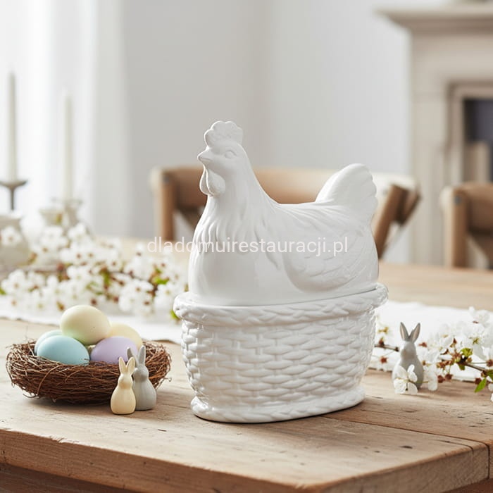 pojemnik kura dekoracyjna biała porcelana 4.jpg