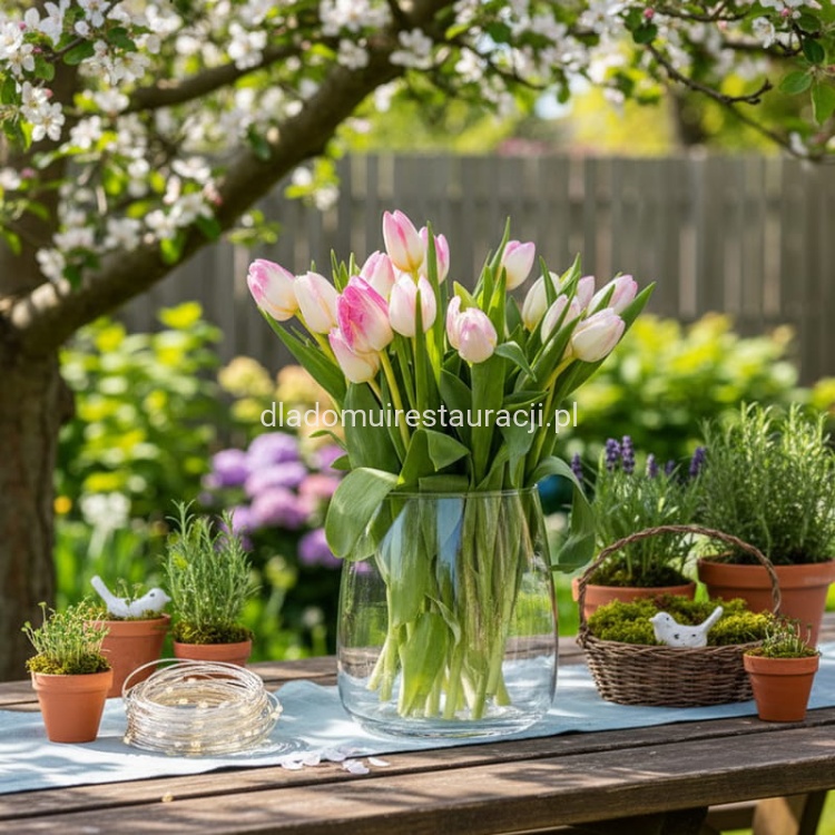 wazon szklany na kwiaty wiosenny 17 cm fi 15 cm.jpg