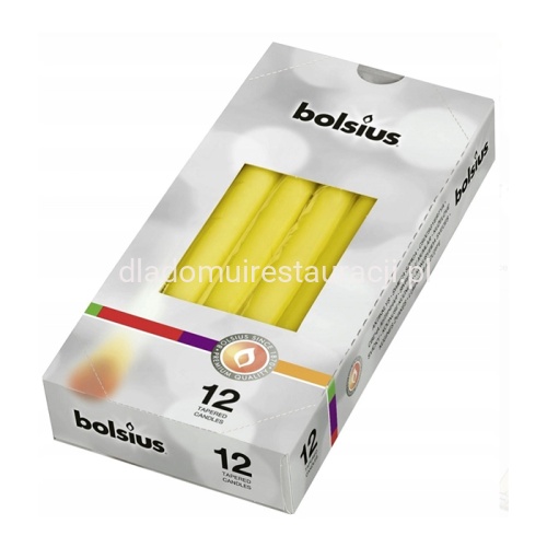swiece bolsius szpice żółte 12 szt.jpg