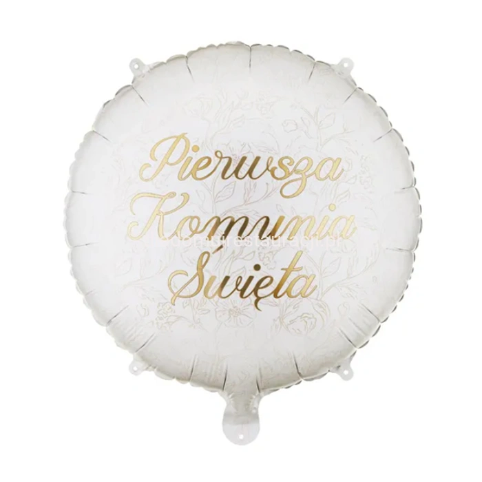 balon foliowy okragly pierwsza komunia bialo-zloty.jpg