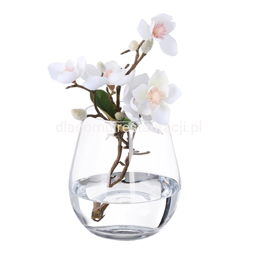 Wazon Szklany do Bukietów Wiosenny 17cm Φ15cm 2.jpg